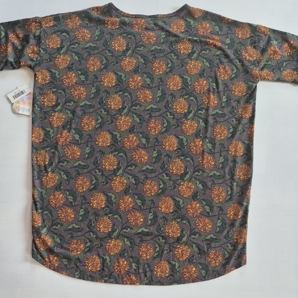 LuLaRoe Gray Hi-low Short Sleeve Tee - Picture 5 of 5